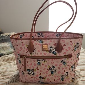 EUC Disney Dooney & Bourke Mickey Loves Minnie tote